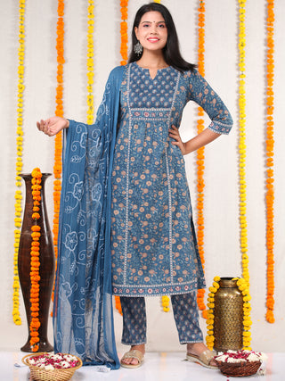 Utsav Areba - Kurta Pants & Dupatta - KS07A2562D