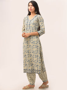 Fiza Jamina Set Of Kurta Salwar Pant Dupatta