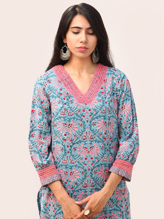 Fiza Rahat Set Of Kurta Pant Dupatta