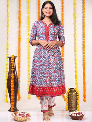 Utsav Samreena - Anakarli Kurta Pants & Dupatta - KS12A2575D