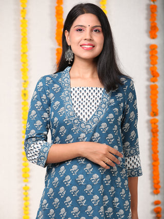 Utsav Isha - Set of Kurta Salwar Pants & Dupatta - KS60G2557D