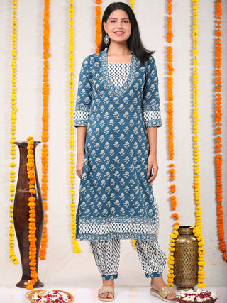 Utsav Isha - Set of Kurta Salwar Pants & Dupatta - KS60G2557D