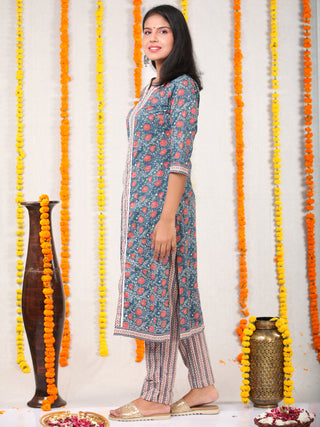 Utsav Noor - Set of Kurta Pants & Dupatta - KS78B2576D