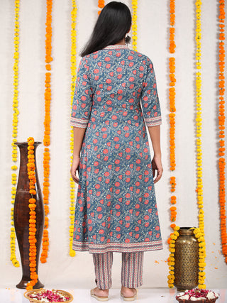 Utsav Miral - Anakarli Kurta Pants & Dupatta - KS15A2576D