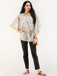 Rangrez Ghazal - Kaftan Cotton Top - T72F2191