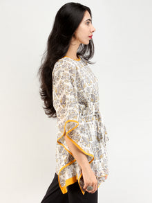 Rangrez Ghazal - Kaftan Cotton Top - T72F2191