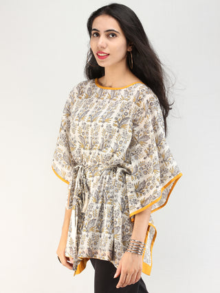 Rangrez Ghazal - Kaftan Cotton Top - T72F2191