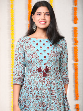 Utsav Manal - Anakarli Kurta Pants & Dupatta - KS01A2572D