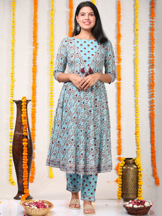 Utsav Manal - Anakarli Kurta Pants & Dupatta - KS01A2572D