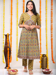 Utsav Kamna - Anakarli Kurta Pants & Dupatta - KS18A2571D