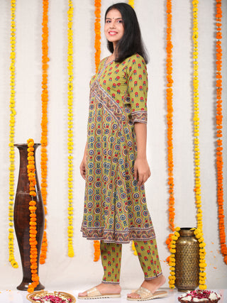 Utsav Kamna - Anakarli Kurta Pants & Dupatta - KS18A2571D