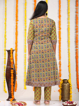 Utsav Kamna - Anakarli Kurta Pants & Dupatta - KS18A2571D