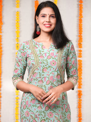 Utsav Gulshan - Kurta Palazzo & Kota Doria Dupatta - KS05A2565D
