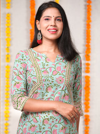Utsav Gulshan - Kurta Palazzo & Kota Doria Dupatta - KS05A2565D