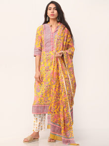 Gulal Samah Set Of Kurta Pant Dupatta