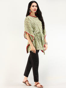 Rangrez Gul - Kaftan Cotton Top - T72F2233
