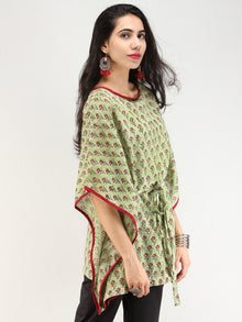 Rangrez Gul - Kaftan Cotton Top - T72F2233