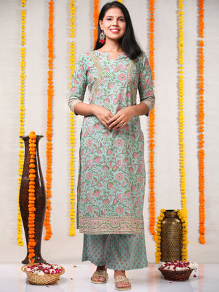 Utsav Gulshan - Kurta Palazzo & Kota Doria Dupatta - KS05A2565D