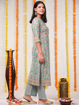 Utsav Gulshan - Kurta Palazzo & Kota Doria Dupatta - KS05A2565D