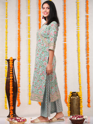 Utsav Gulshan - Kurta Palazzo & Kota Doria Dupatta - KS05A2565D