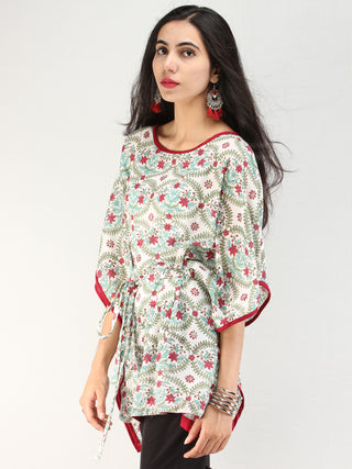 Rangrez Gulrukh - Kaftan Cotton Top - T72F2166