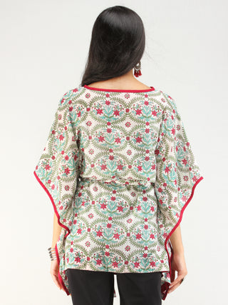 Rangrez Gulrukh - Kaftan Cotton Top - T72F2166