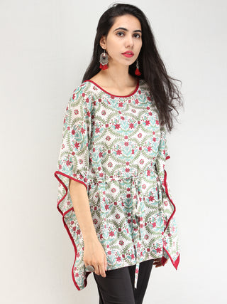 Rangrez Gulrukh - Kaftan Cotton Top - T72F2166
