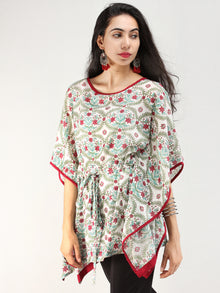 Rangrez Gulrukh - Kaftan Cotton Top - T72F2166