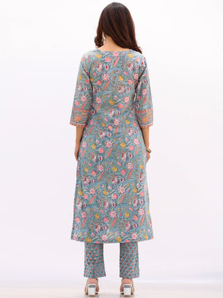 Megha Jhalak Set Of Kurta Pant Kota Dupatta