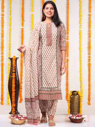 Utsav Shadaab - Kurta Salwar Pants & Dupatta - KS02A2559D