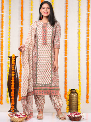 Utsav Shadaab - Kurta Salwar Pants & Dupatta - KS02A2559D