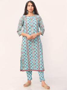 Sanjh Farah Set Of Kurta Pant Dupatta