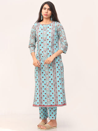 Sanjh Farah Set Of Kurta Pant Dupatta