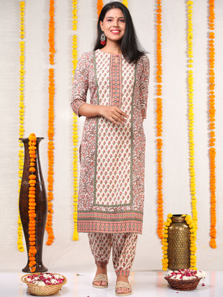 Utsav Shadaab - Kurta Salwar Pants & Dupatta - KS02A2559D