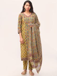 Sanjh Prerna Set Of Kurta Pant Dupatta