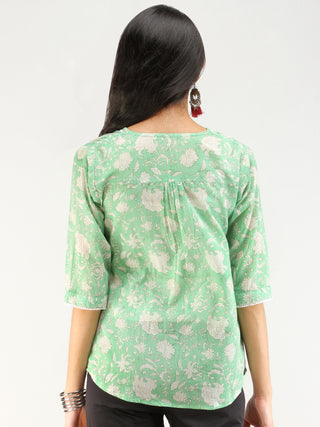 Rangrez Mehtab - Cotton Top - T74F2128