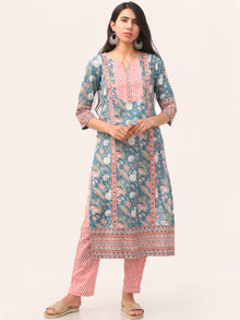 Sanjh Andaz Set Of Kurta Pant Dupatta