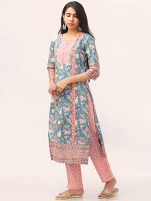 Sanjh Andaz Set Of Kurta Pant Dupatta