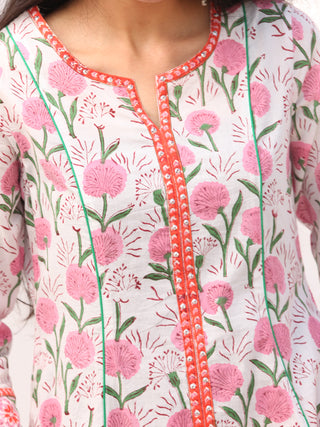 Fiza Tareef Set Of Anarkali Pant Dupatta