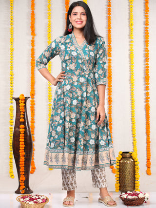 Utsav Farah - Anakarli Kurta Pants & Dupatta - KS17A2560D