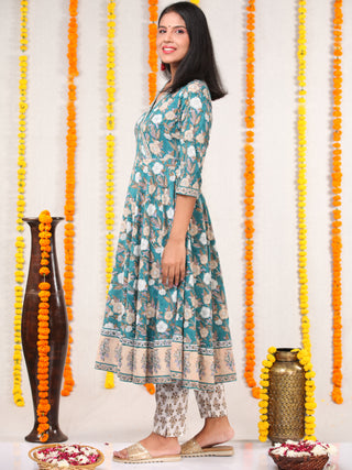 Utsav Farah - Anakarli Kurta Pants & Dupatta - KS17A2560D