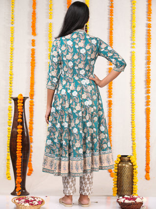 Utsav Farah - Anakarli Kurta Pants & Dupatta - KS17A2560D