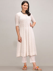 Noor Karen -  Anarkali Kurta Pant Set With Bandhini Dupatta - KS41AXXXD1