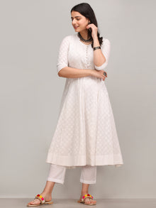 Noor Karen -  Anarkali Kurta Pant Set With Bandhini Dupatta - KS41AXXXD1