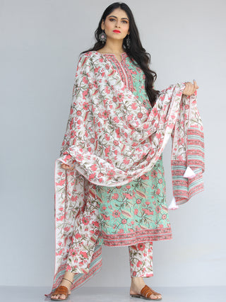 Jashn Ada - Set of Kurta Pants & Dupatta - KS46C2187D