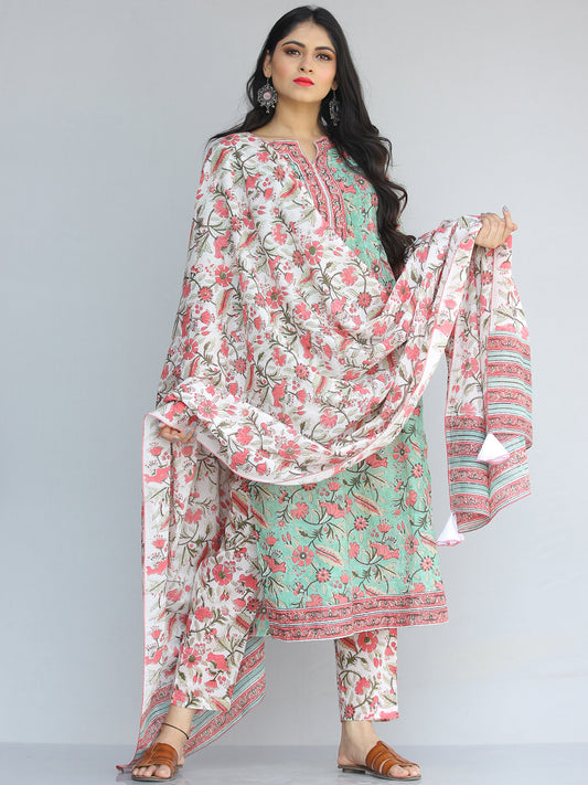 Jashn Ada - Set of Kurta Pants & Dupatta - KS46C2187D