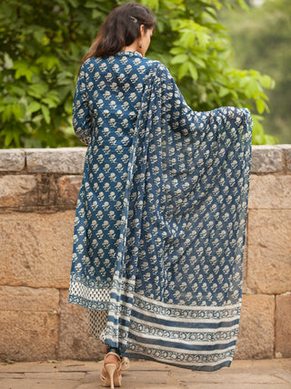 Nayab Isha - Set of Kurta Salwar Pants & Dupatta - KS60G2557D