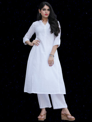Chandni Fadia - Cotton Kurta Pants Set - KS39SFP04