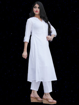 Chandni Fadia - Cotton Kurta Pants Set - KS39SFP04