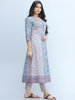 Jashn Ameera - Set of Kurta Pants & Dupatta - KS65A2343D